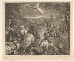 亚伯拉罕离开哈兰
凯拉图拉 作者 哈科波·巴萨诺（Jacopo Bassano）