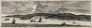科内利斯-德布鲁因 1698 年拍摄的君士坦丁堡和佩拉风景图