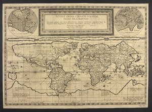 世界地图，Totius Orbis cognier universalis descriptio