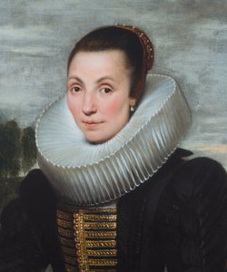 一位女士的肖像 作者 Cornelis de Vos