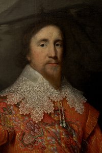尼古拉斯-克里斯普爵士（Sir Nicolas Crisp 1st Bt.(约 1599-1666），约 1599-1666（布面油画） 作者 科尼利厄斯一世（attr.to）约翰逊