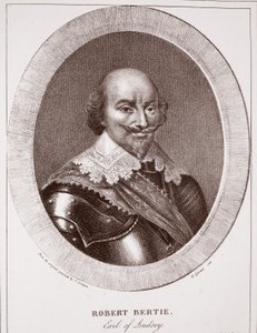 Lindsey的伯爵Robert Bertie归功于de Langlume雕刻的H. Garnier