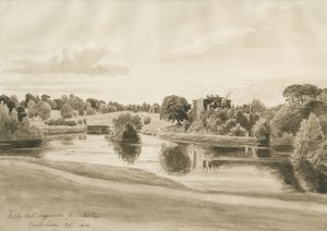 贝特利·霍尔（Betley Hall）：棕褐色水洗图，1820年10月