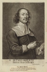 佛兰芒画家彼得梅尔特。由Cornelis van Caukercken雕刻 作者 科尼利厄斯·范·考克肯（Cornelius van Caukercken）