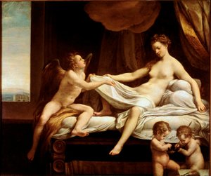 安东尼奥·阿莱格里（Antonio Allegri）的达纳埃画作，名为Il Correggio