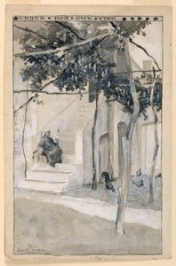 在她自己的藤蔓下，"现代雅典 "插图