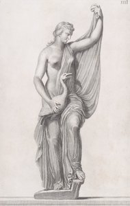 莱达和天鹅的雕像，1734年 作者 乔凡尼·多梅尼科·坎皮利亚