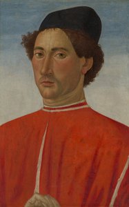 一个男人的肖像，约。 1481年至1482年。 作者 科西莫·罗塞利（Cosimo Rosselli）