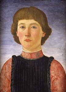 一位年轻绅士的画像 作者 科西莫·罗塞利（Cosimo Rosselli）