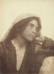 无题[年轻女子]，约1890年。   作者 威廉·冯·格洛登伯爵