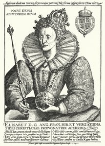 英国女王伊丽莎白一世（版画）