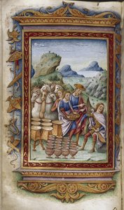 阿喀琉斯拒绝礼物奥维德（Ovid）的《英雄录》插图（1485-1499）