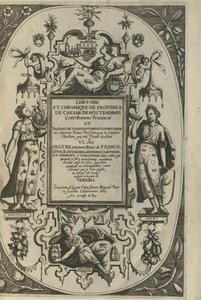 普罗旺斯历史和纪事》的扉页，1614年 作者 César de Nostredame