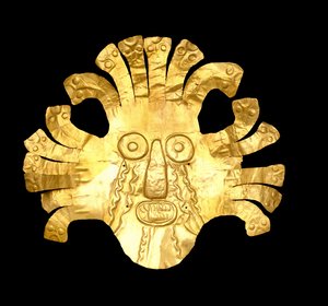 头饰，公元前400年-公元600年（黄金）