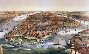 美国纽约市，1870年