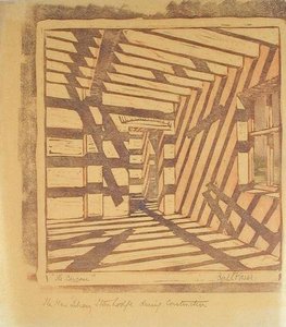 尸体》，约 1929 年（油印版画）