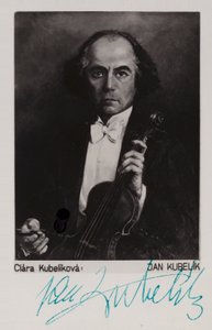 Jan Kubelik的肖像 作者 捷克学派