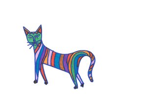 彩虹猫（纸上毡尖）
