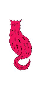 红猫（纸上的毡尖笔）