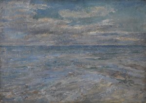 约克郡罗宾汉湾海景，约 1930 年（布面油画）