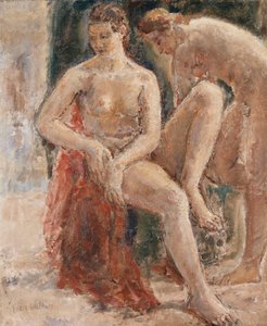 两幅女性裸体画