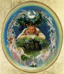 花仙子与仙女》，约 1834 年 作者 丹尼尔·麦克利斯