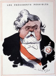 法国政治家 Armand Fallières (1841 - 1931) 的肖像，Losques。
