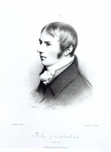 约翰·康斯特布尔，20岁，由Thomas Herbert Maguire雕刻