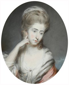 Williamza Moore，1800年之前（石墨和纸上粉彩） 作者 丹尼尔·加德纳