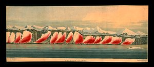 绯红色悬崖，1819年。 作者 丹尼尔·哈维尔