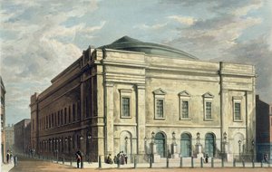 皇家剧院，Drury Lane，伦敦，由Benjamin Wyatt于1812年，1826年设计