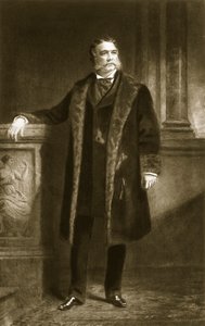 Chester A. Arthur，美利坚合众国第21任总统，酒吧。 1901年（照相凹版）