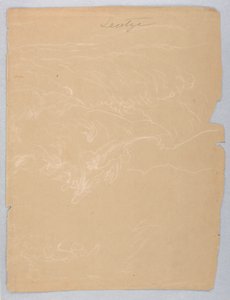 素描，云，约 1840 年 作者 丹尼尔·亨廷顿