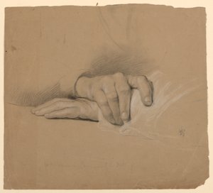 绘画，"共融 "研究，1844 年 作者 丹尼尔·亨廷顿