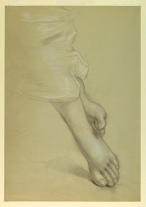 素描，《正义与和平》研究，1878 年 作者 丹尼尔·亨廷顿