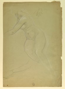 素描，《正义与和平》研究，1886 年 作者 丹尼尔·亨廷顿