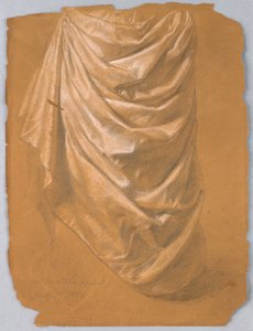 素描，《玛莎-雷普洛夫》研究，1857 年 1 月 18 日 作者 丹尼尔·亨廷顿