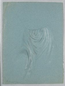 素描，《梅西的梦》研究，1857 年 作者 丹尼尔·亨廷顿