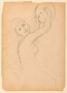 素描，《国家 Ac》研究，1887 年 作者 丹尼尔·亨廷顿