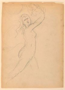 素描，《国家 Ac》研究，1887 年 作者 丹尼尔·亨廷顿