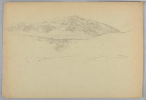 风景素描，缅因州沙漠山 作者 丹尼尔·亨廷顿