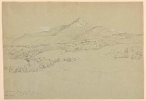 从塔姆沃斯村附近的山上俯瞰乔科鲁阿山 作者 丹尼尔·亨廷顿