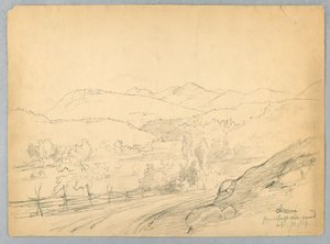 从Swift River Road看Chocorua山 作者 丹尼尔·亨廷顿
