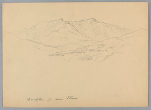 从佛蒙特州斯托附近俯瞰曼斯菲尔德山 作者 丹尼尔·亨廷顿