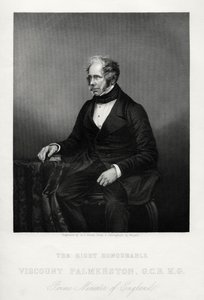 亨利·约翰·邓普（Henry John Temple），第三政治官帕默斯顿，英国政治家，约1880年 作者 丹尼尔·约翰·庞德