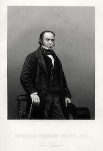 Isambard Kingdom Brunel，英国工程师，c1880。 作者 丹尼尔·约翰·庞德