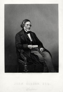 约翰·吉布森（John Gibson），1790-1866年，英国雕塑家，约1880年。 作者 丹尼尔·约翰·庞德