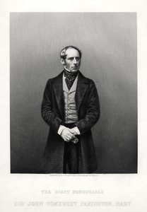 约翰·萨默塞特·帕金顿（John Somerset Pakington），汉普顿第一男爵，英国政治家，建于1880年。 作者 丹尼尔·约翰·庞德