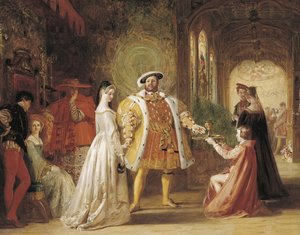 亨利八世与安妮·博林的第一次会面，1835年
