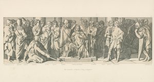 哈罗德作为英格兰国王的加冕礼 作者 Daniel Maclise